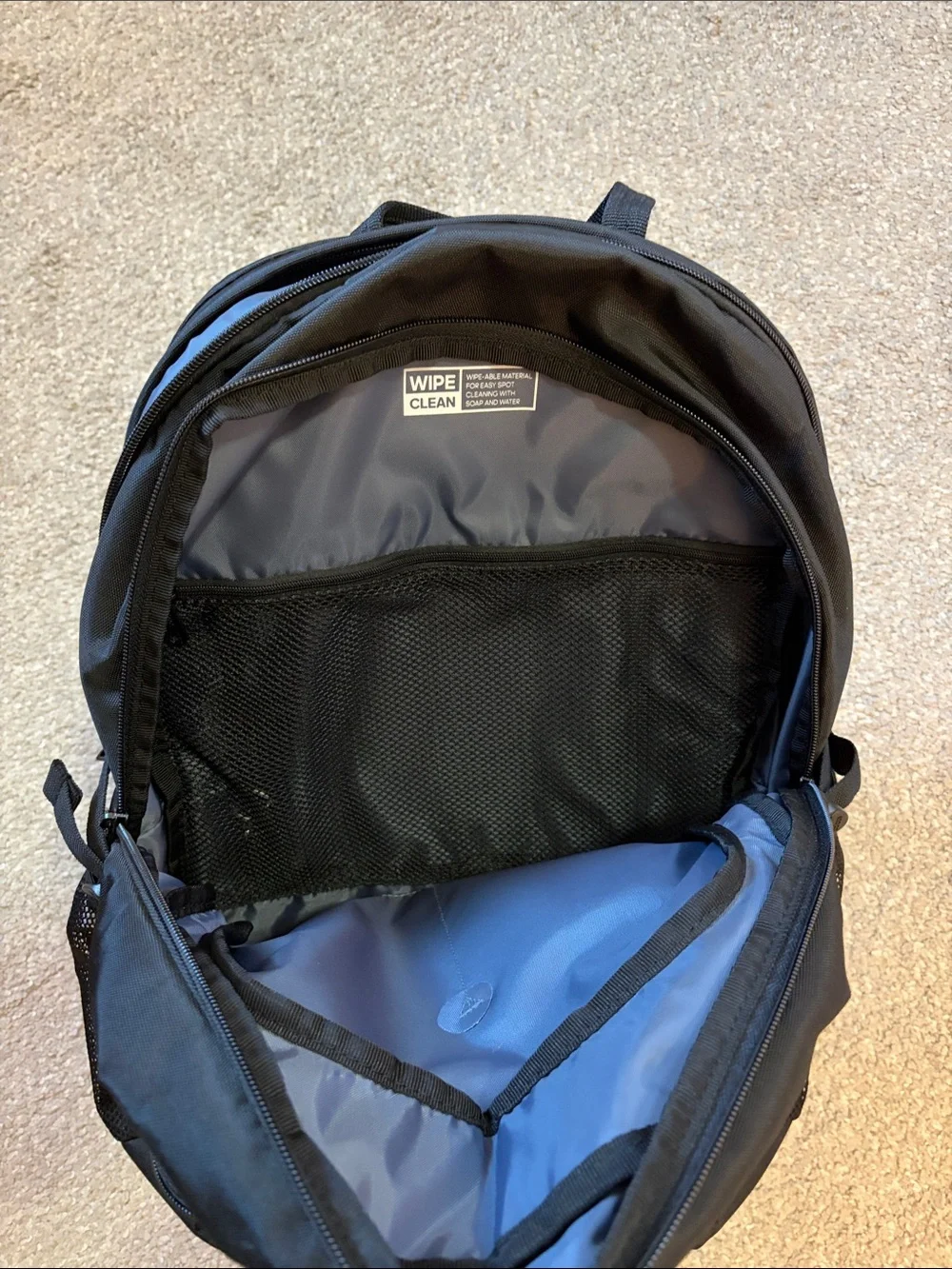 adidas Black Everyday Backpack with Mesh Side Pockets